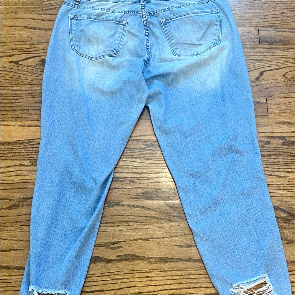 Y2K KanCan Light Blue Distressed Jeans - Picture 3 of 6
